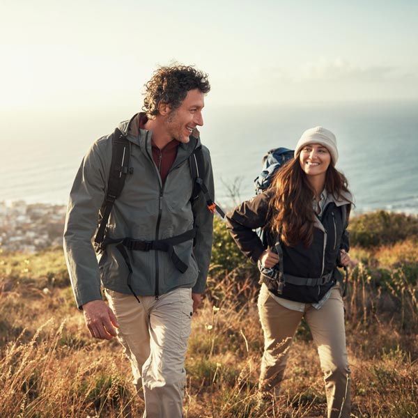 couple on hike